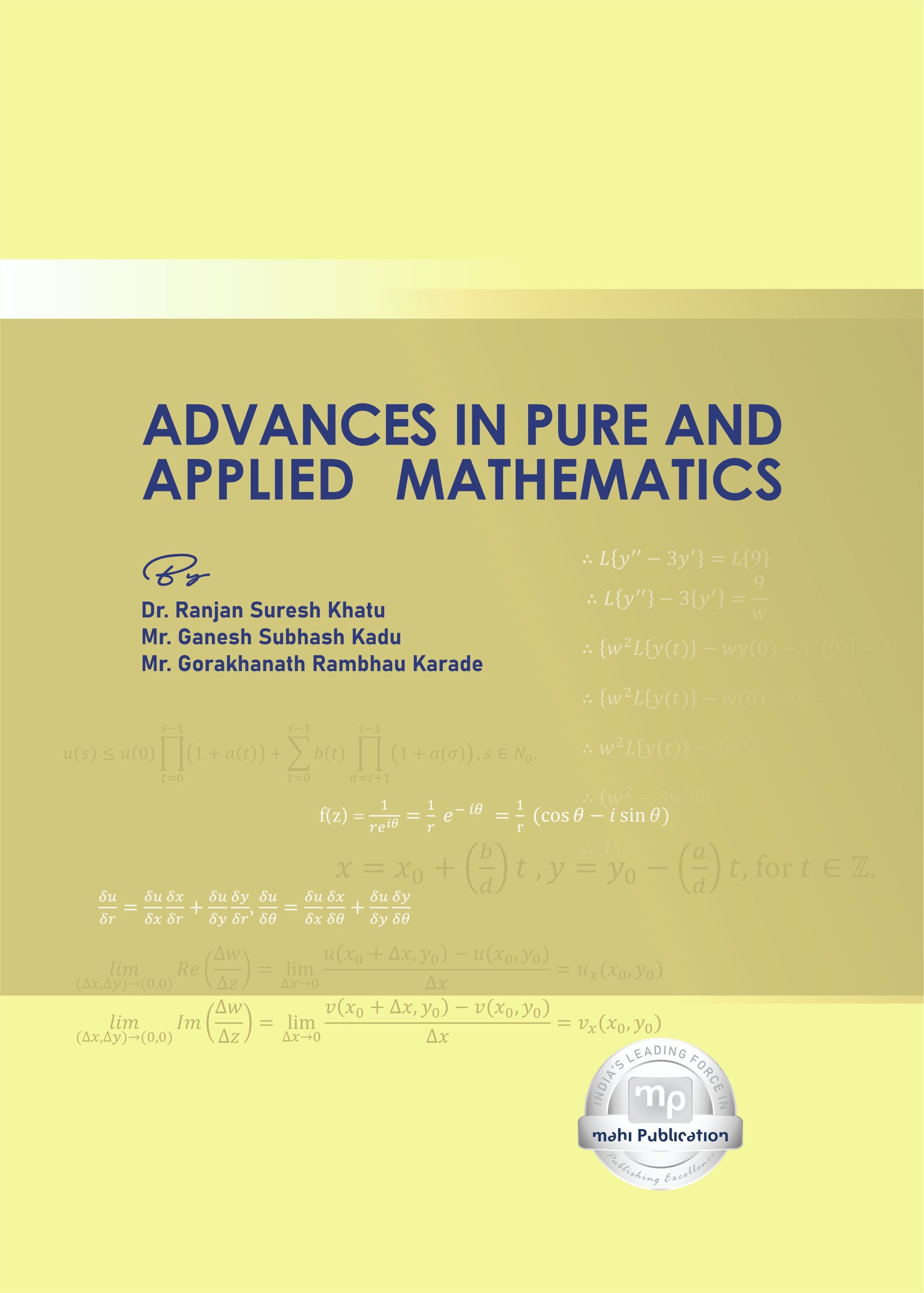 Advances in Pure and Applied Mathematics