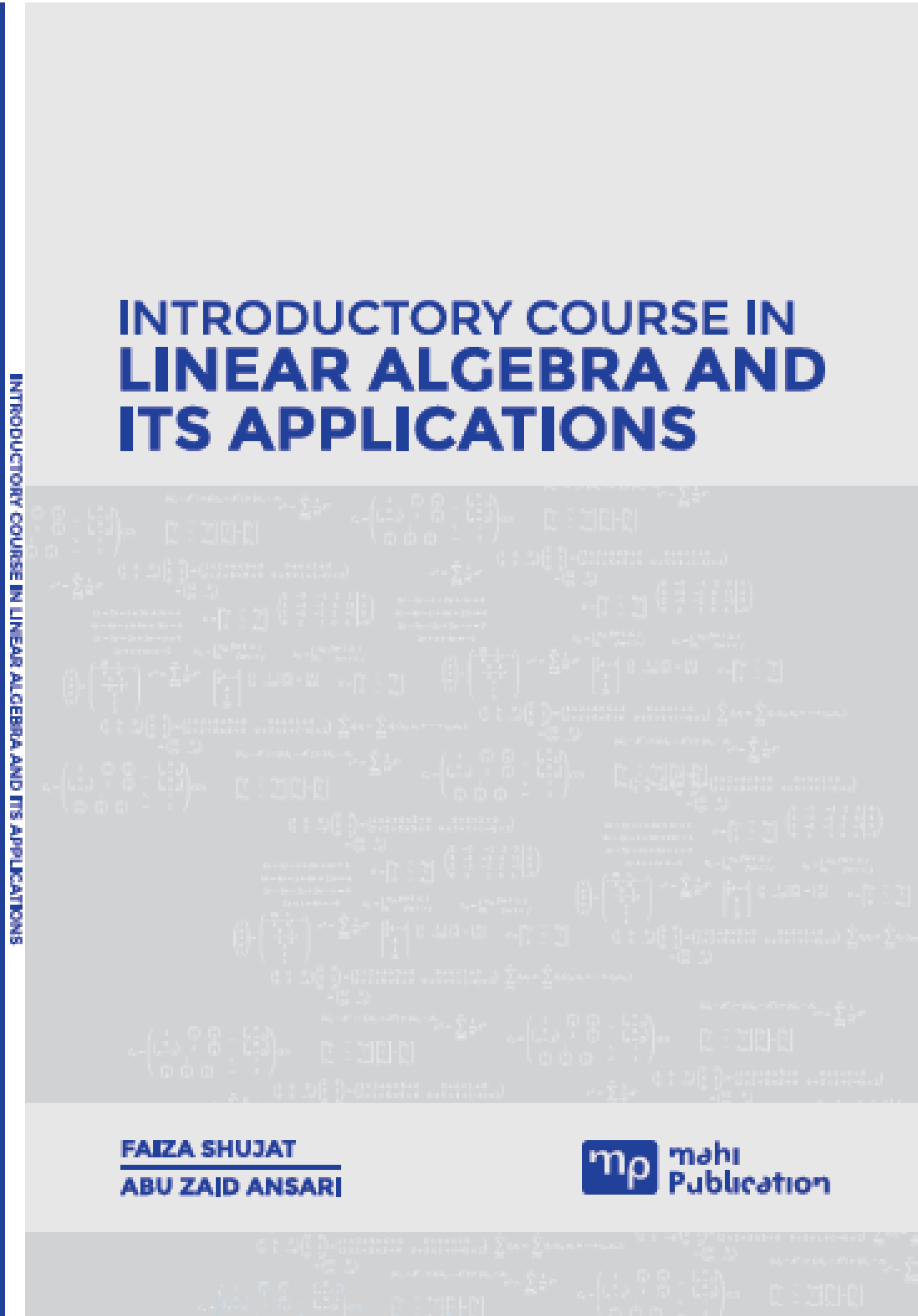 Introductory Course In Linear Algebra And Its Applications